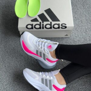 Adidas Bounce Blanco Rosa Dama